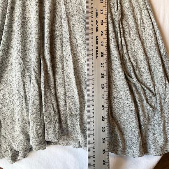 Alya Women Dress size M ShortSleeve V-neck A-line KneeLength Stretchy Gray - Picture 5 of 10